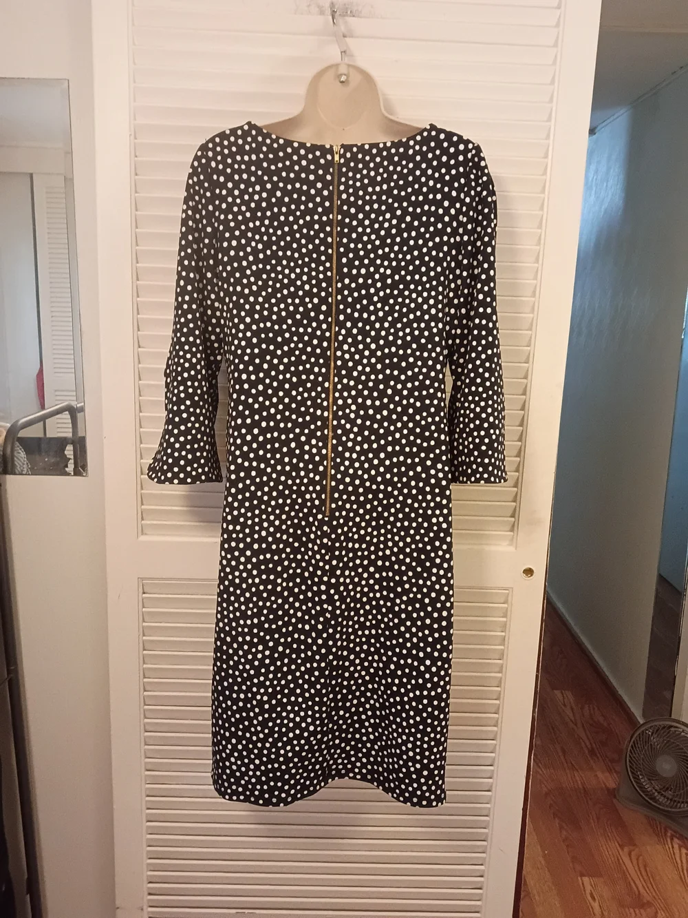 Shelby & Palmer Black Dress with White Polka Dots